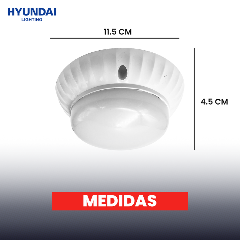 3 X Aplique Led Sensor Movimiento 8w Hyundai-2