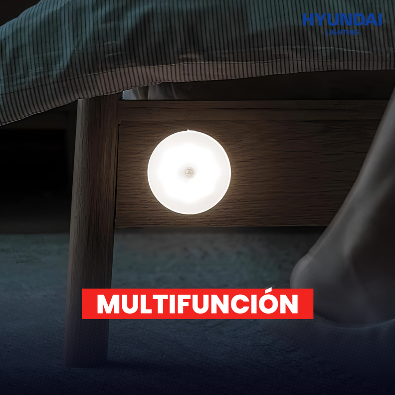 3 X Aplique Led Sensor Movimiento 8w Hyundai-5