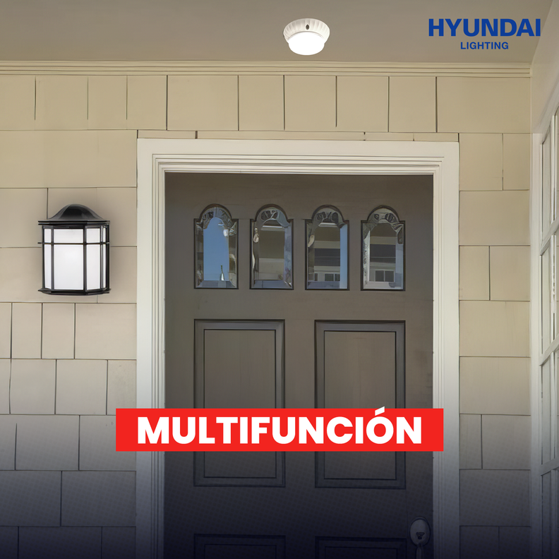 3 X Aplique Led Sensor Movimiento 8w Hyundai-8