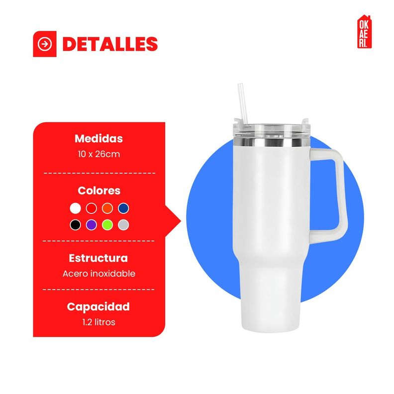 Vaso termico MUG 1.2l inoxidable frio calor-2
