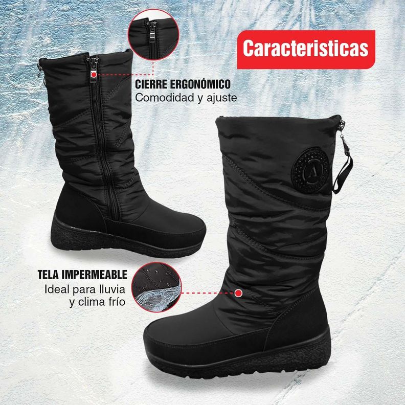 Botas De Mujer Impermeables Interior Chiporro-4