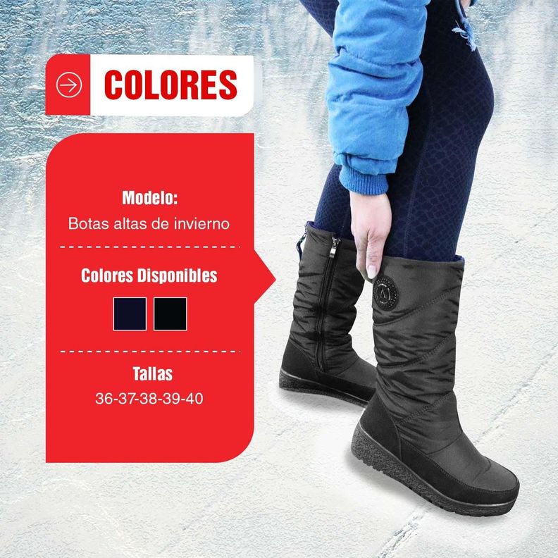 Botas De Mujer Impermeables Interior Chiporro-5