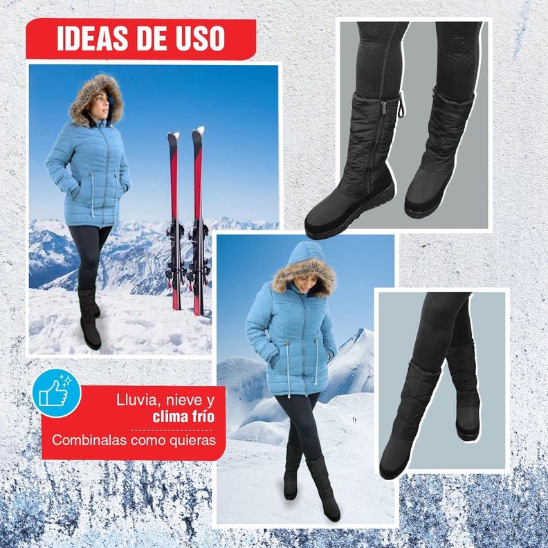 Botas De Mujer Impermeables Interior Chiporro-6