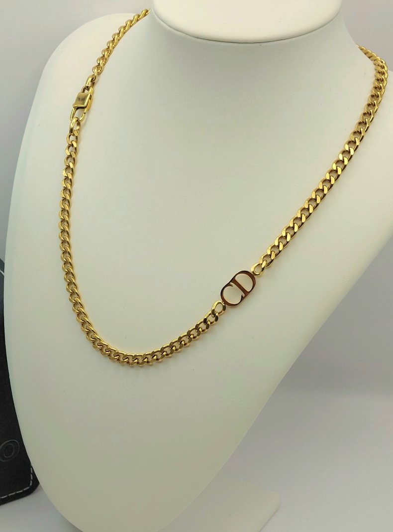 Cadena de Oro Laminado 18K Modelo Diseñador -1