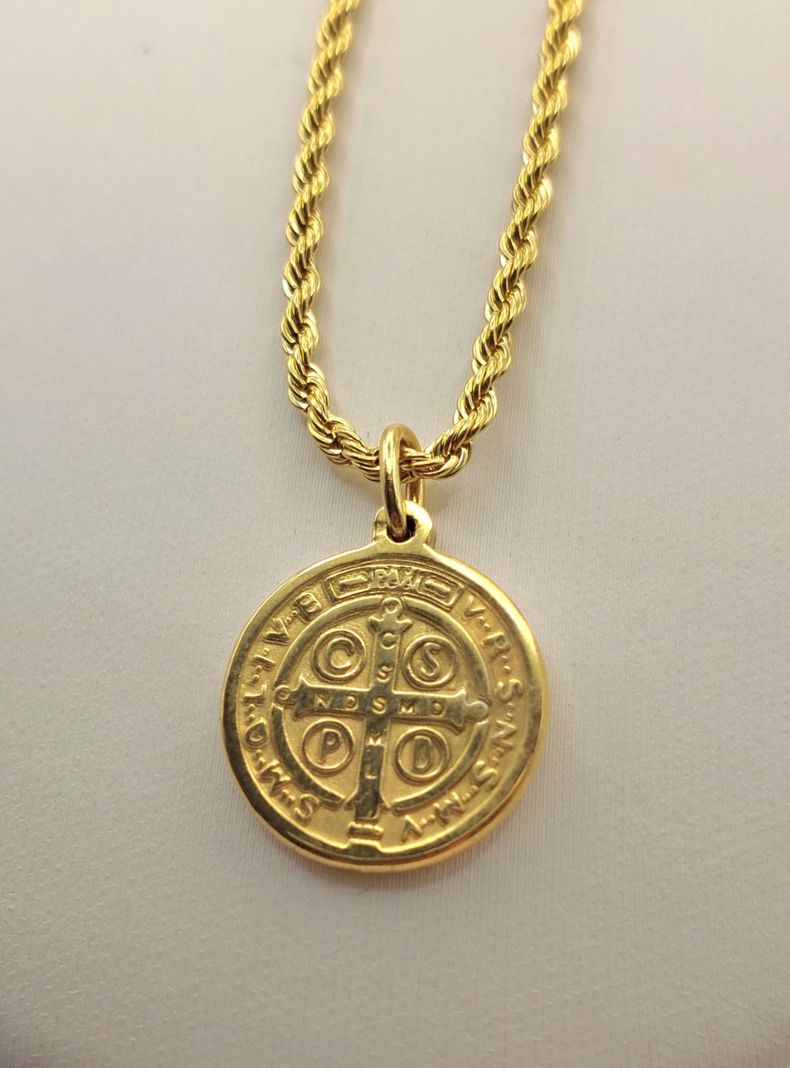 Cadena ORO Laminado 18K San Benito -1