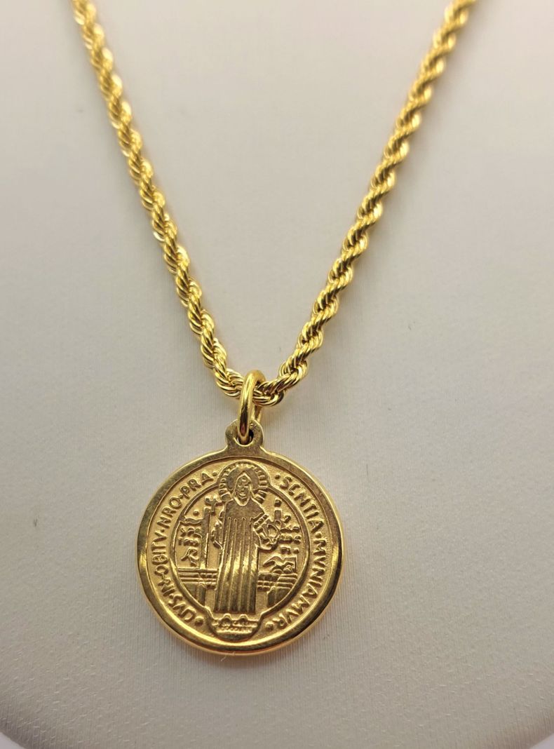 Cadena ORO Laminado 18K San Benito -2