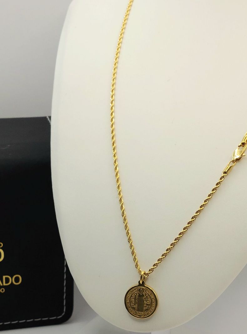Cadena ORO Laminado 18K San Benito -4