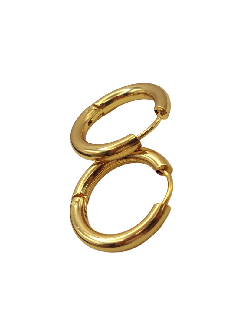 Argollas de Oro Laminado 18k 20mm-2