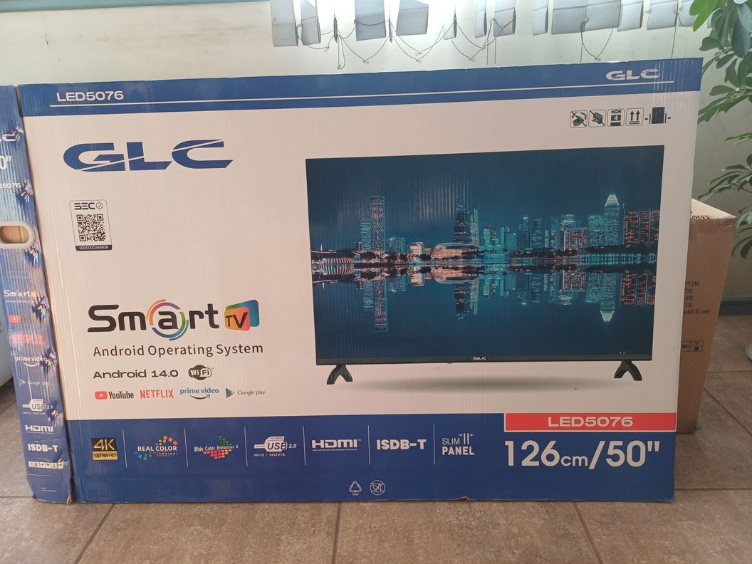 TELEVISOR LED SMART TV DE 50" 4K MARCA GLC.-3