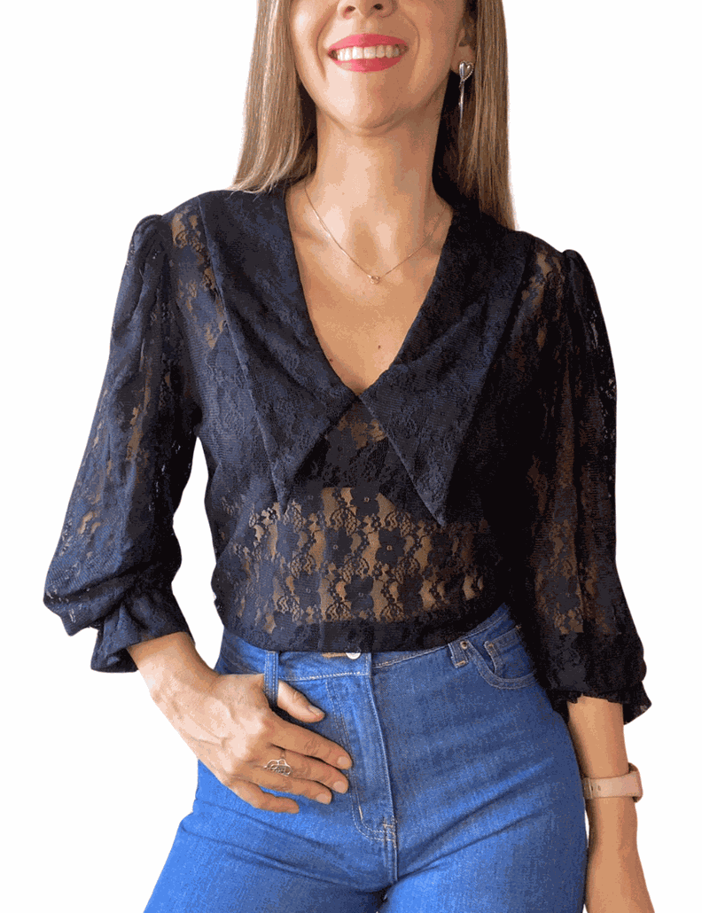 Blusa mujer negra-0