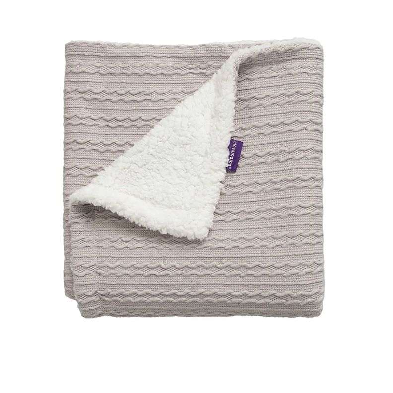 Frazada Sherpa Clevamama Gris