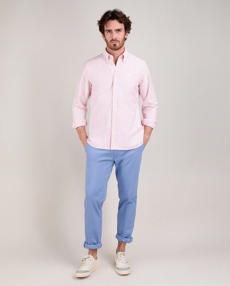 Pantalón Chino Básico Azul HOMBRE PV 25