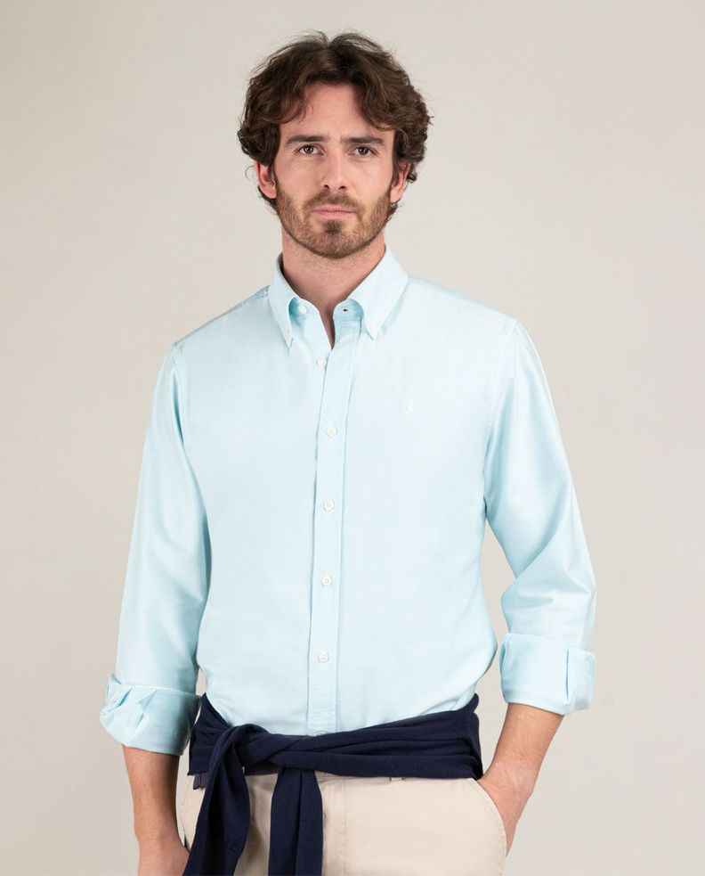 Camisa Oxford Lisa Aguamarina HOMBRE PV 25