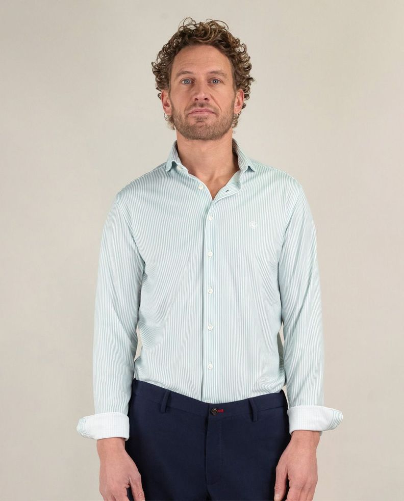 Camisa Sepiia Raya Yale Verde Hombre Pv 25... a $75.990