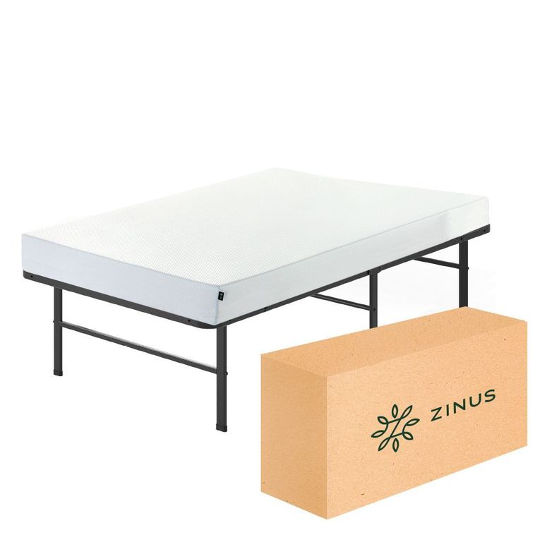 Base de Cama Zinus 1 Plaza 90x190x30cm Rumi Negro