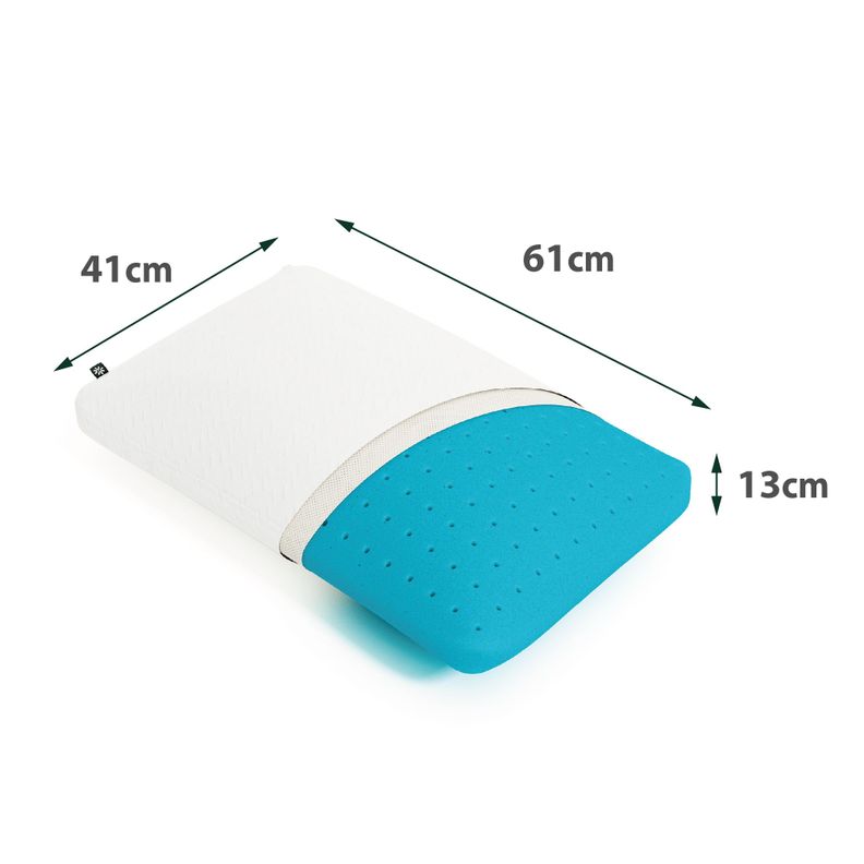 Almohada Air Gel Memory Foam Zinus 40x60cm-1