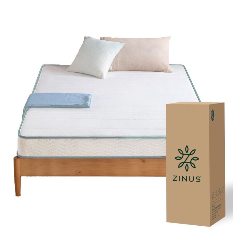 Colchón Zinus en Caja 1 Plaza 90x190x15cm de Resortes Bonell-0