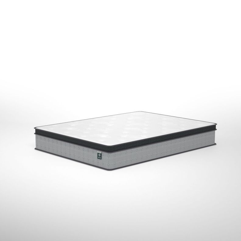 Colchón 1.5 plazas long Euro Top Resortes Pocket Zinus 105x200x30cm-1