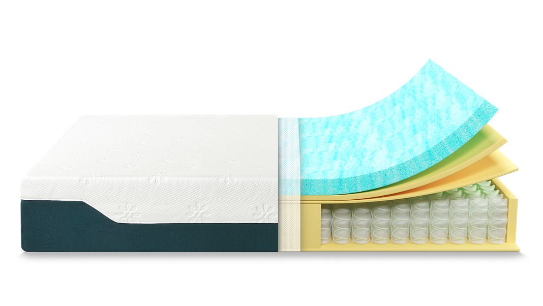 Colchón 2 Plazas Híbrido Cooling Gel Zinus 150x190x30cm-4