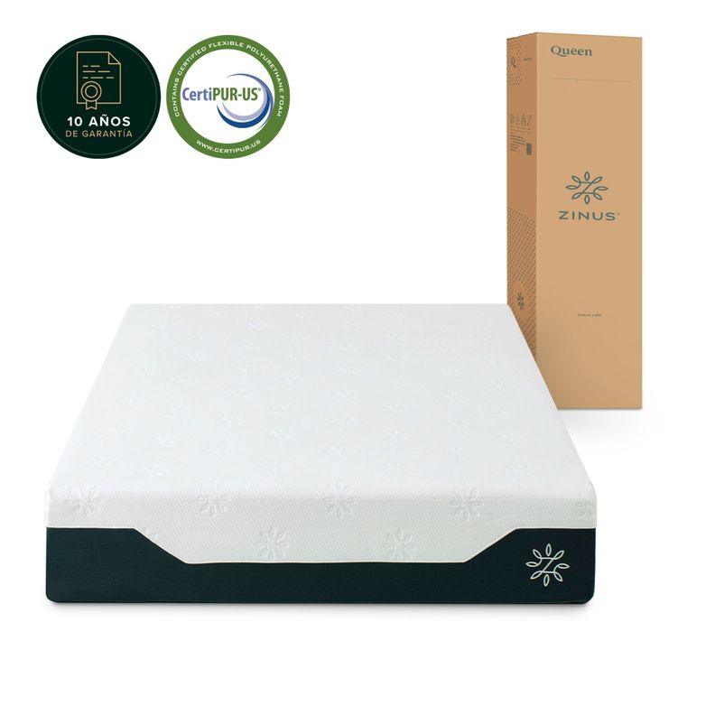 Colchón 2 Plazas Híbrido Cooling Gel Zinus 150x190x30cm-8