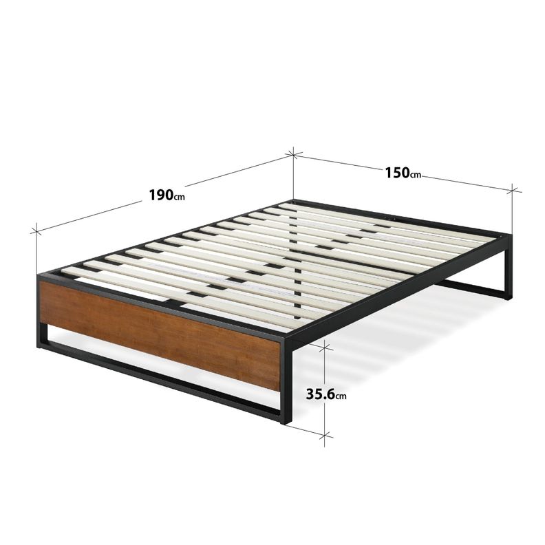 Base de Cama SUZANNE Zinus 2 plazas 150x190x36cm-1