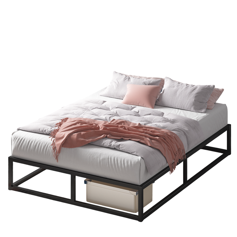 Cama Joseph Zinus Resortes Pocket 2 Plazas 25cms Negro