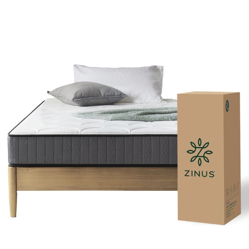 Colchón Zinus 2 Plazas Long 150x200x20cm Espuma y Resortes-0