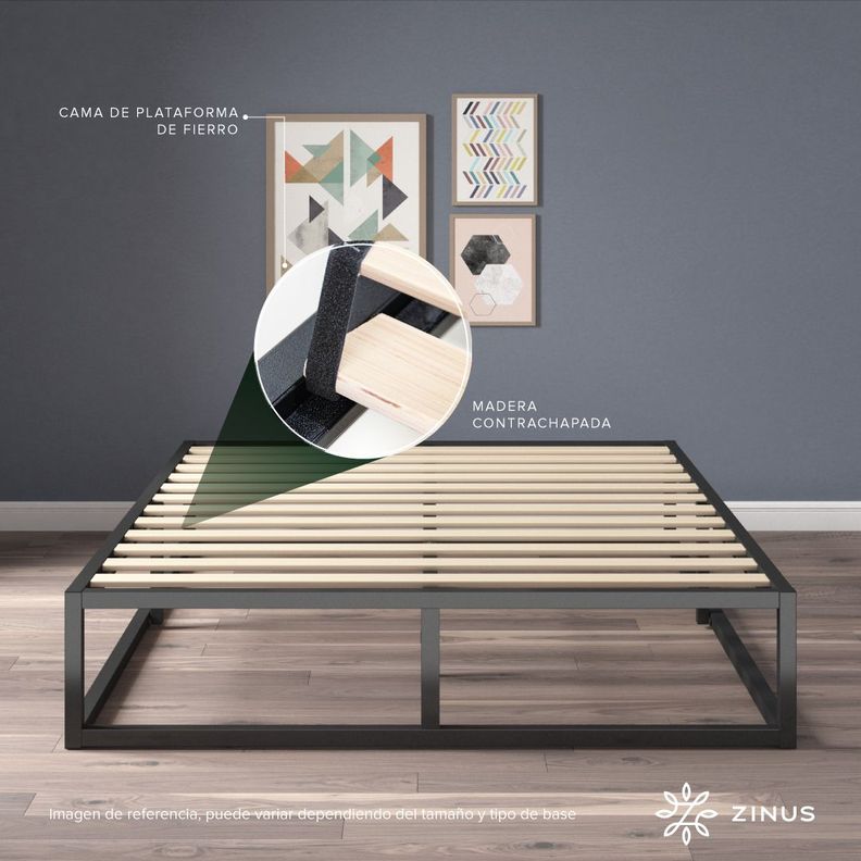 Base de cama JOSEPH Zinus King 180x200x25cm-5