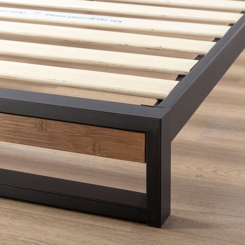 Base de cama SUZANNE con respaldo Zinus King 180x200x18cm-6