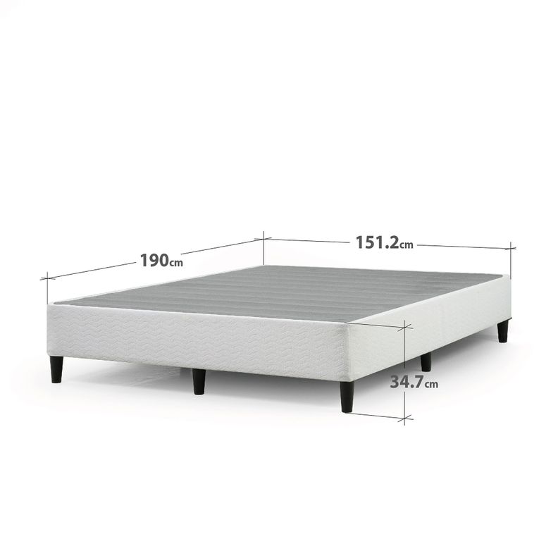 Base de cama KEENAN Zinus 2 plazas 150x190x36cm-1