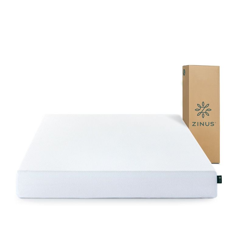 Cama Joseph Zinus Colchón Espuma 2 Plazas 25cms-1