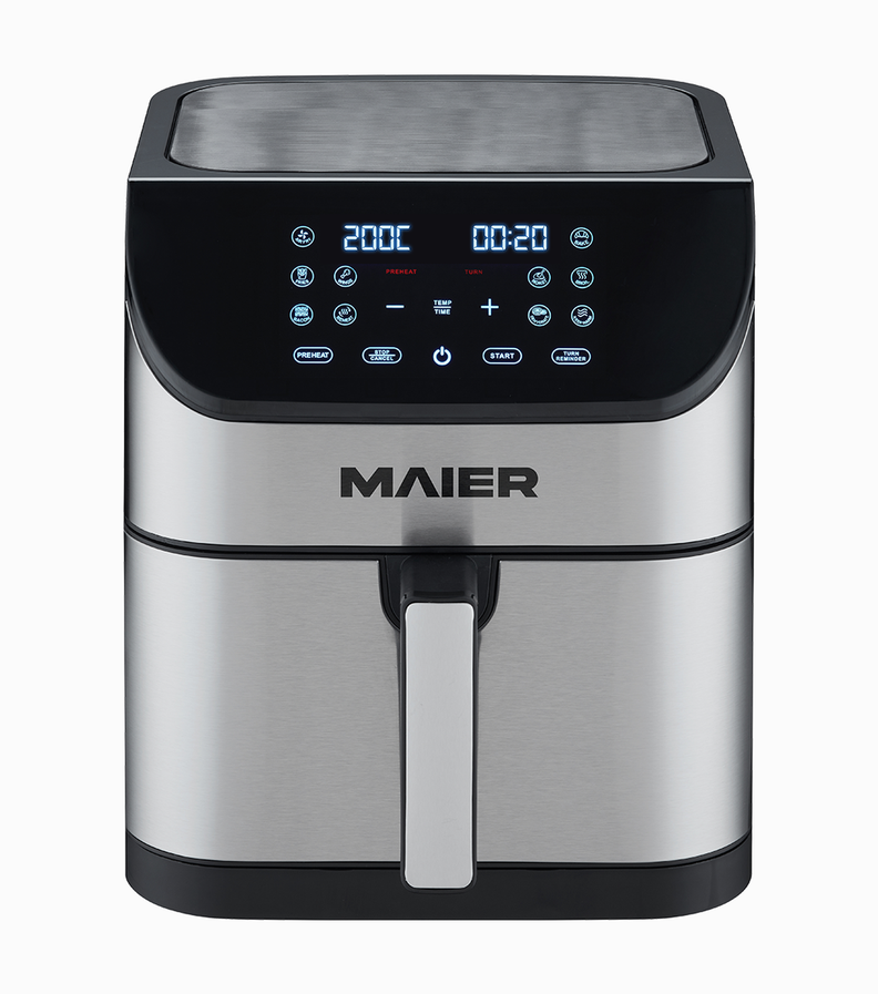 Freidora De Aire Digital XL 8 Litros Maier Versa 8 Plata