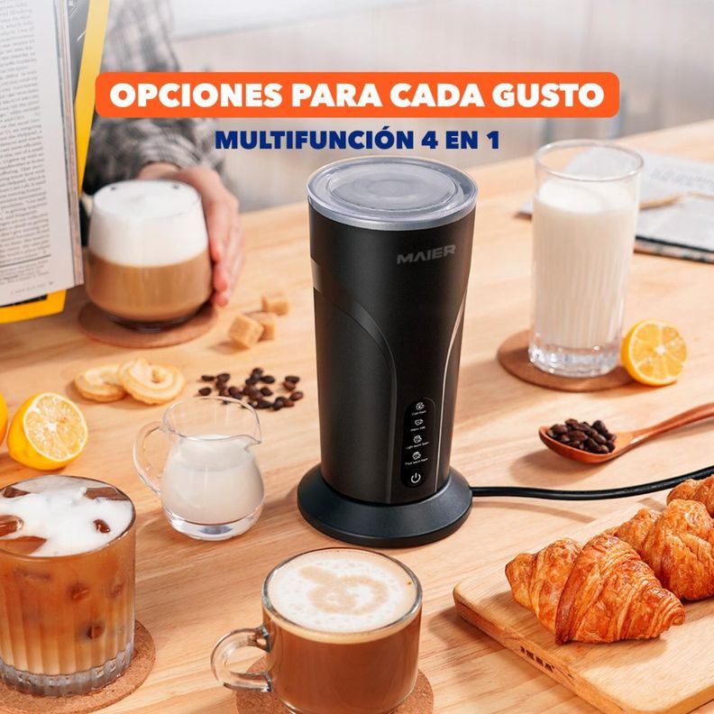 Espumador de Leche Multifunción 4-en-1 Maier Latte-4