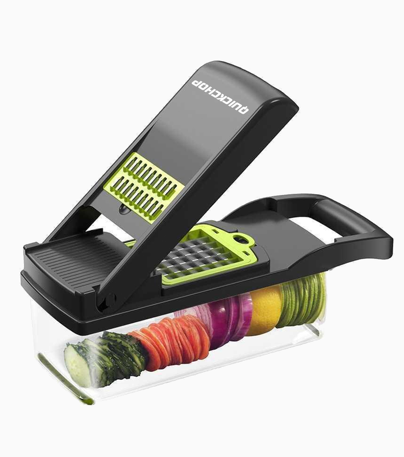 Rallador Picador Cortador Frutas Verduras Multiuso QuickChop-0