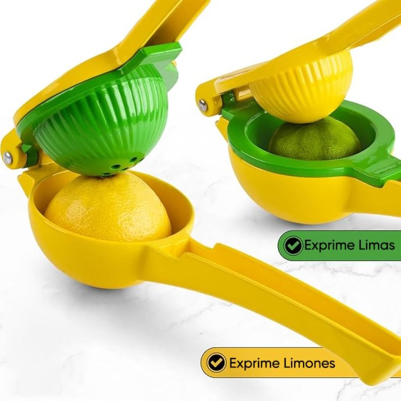 Exprimidor Prensa Manual De Limon 2-en-1 de Acero Haussen-2