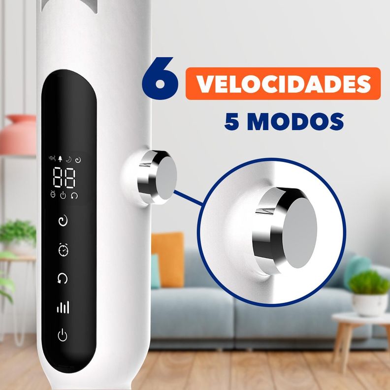 Ventilador Pedestal 16 Turbo Silencioso y Control Remoto SX1-1