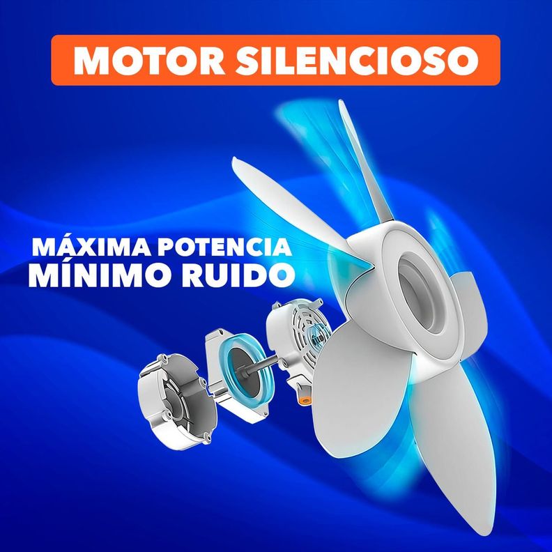 Ventilador Pedestal 16 Turbo Silencioso y Control Remoto SX1-4