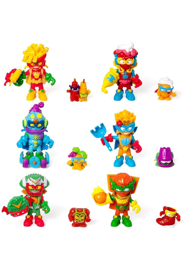 Superzings 6 Kazoom Kids + 6 Superthings Mutant Battle Lucky
