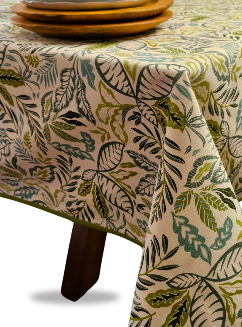 Mantel Hojas 150X250 cm Rectangular Impermeable-2
