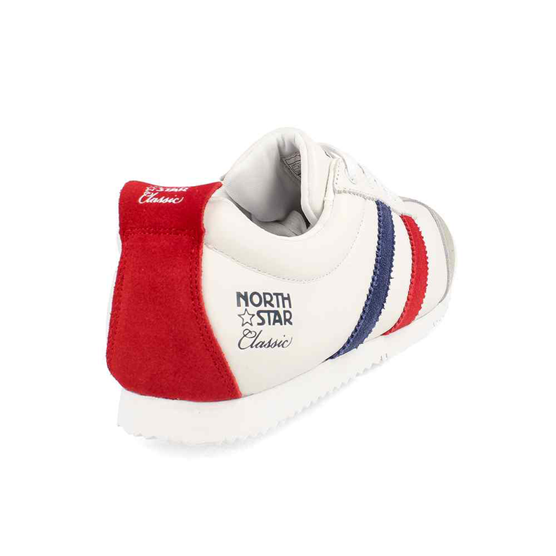 Zapatilla North Star Classic Retro Premium Cuero Tricolor-2
