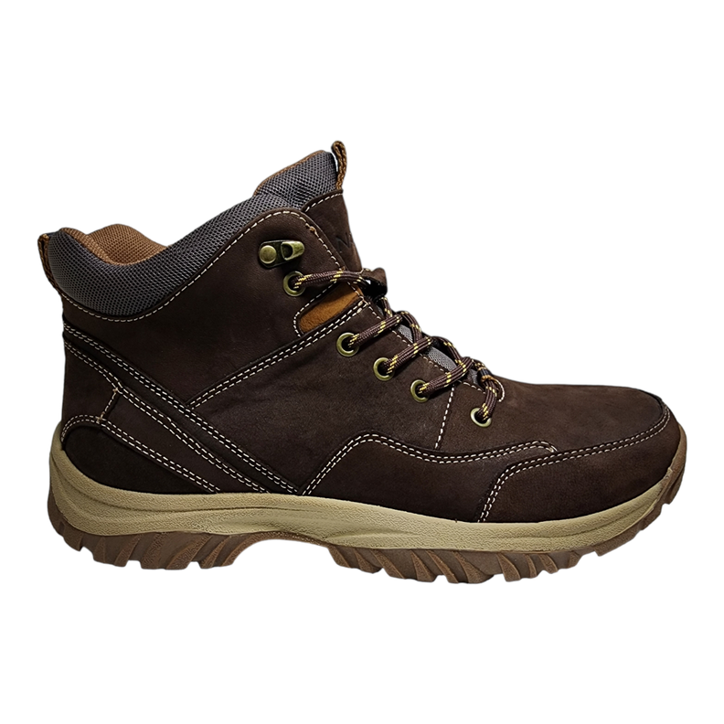 Zapatilla Caña Hombre Natgeo Cuero Marrón-1