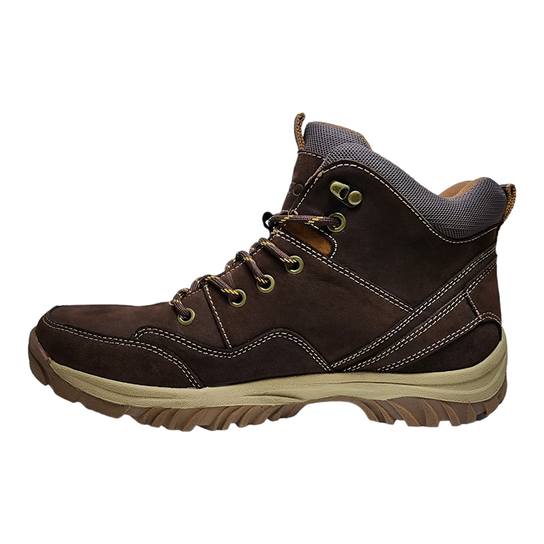 Zapatilla Caña Hombre Natgeo Cuero Marrón-3