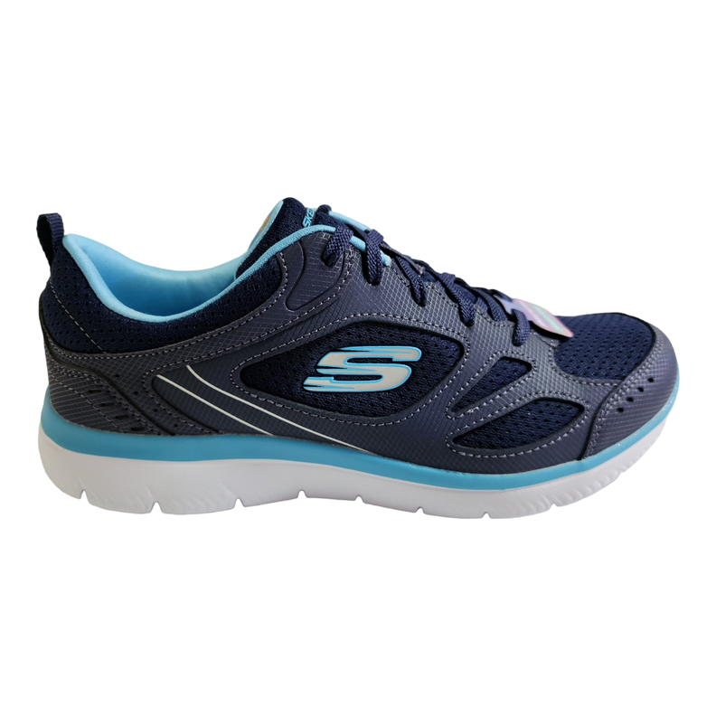 Zapatilla Running Mujer Skechers Azul / Blanco-0