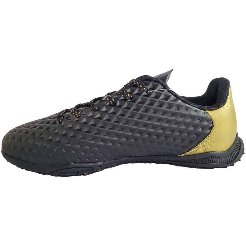 Zapatilla De Fútbol Norwest Negro y Dorado Capitano TF-2