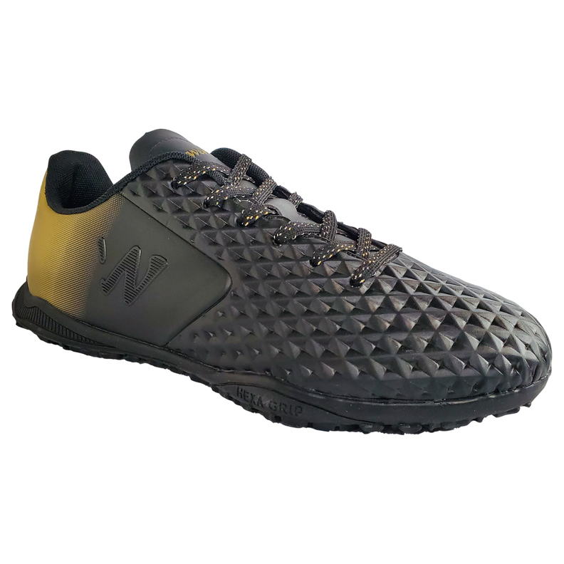 Zapatilla De Fútbol Norwest Negro y Dorado Capitano TF-0
