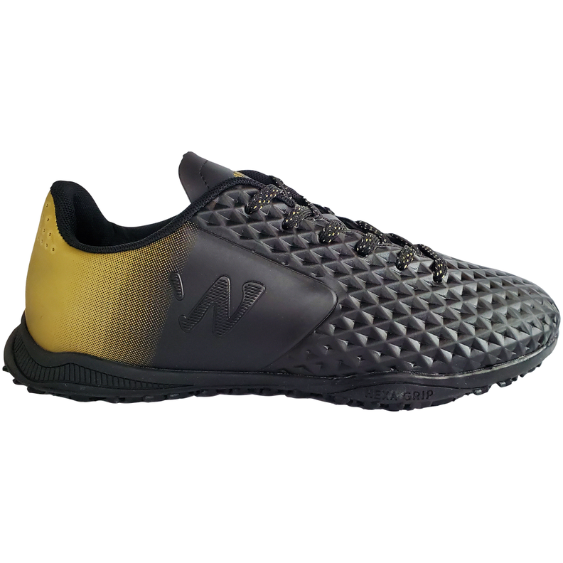 Zapatilla De Fútbol Norwest Negro y Dorado Capitano TF-1