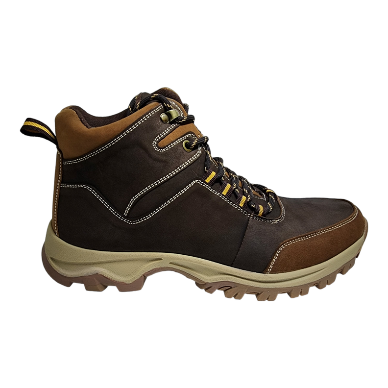 Zapatilla Hombre Caña Natgeo Cuero Café-3