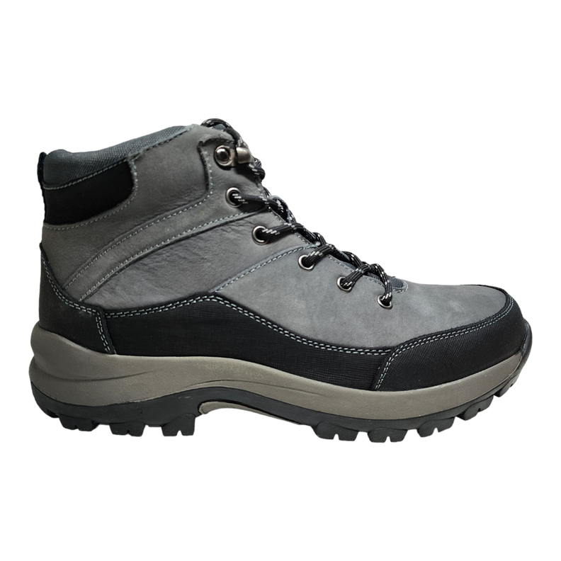 Zapatilla Caña Hombre Natgeo Gris y Negro-3