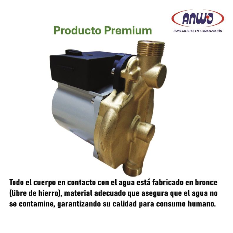 Bomba Presurizadora Anwo para calefones BBAPRESANWO-9/26-1