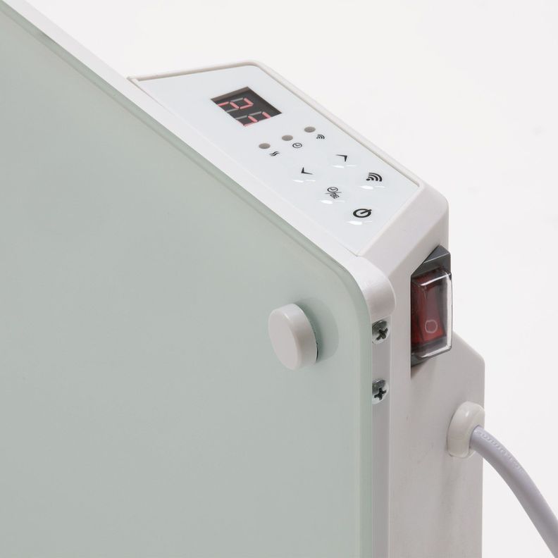Estufa Eléctrica Panel Convectivo Vidrio Anwo NDFL.1000V 1000W C/Wifi -1